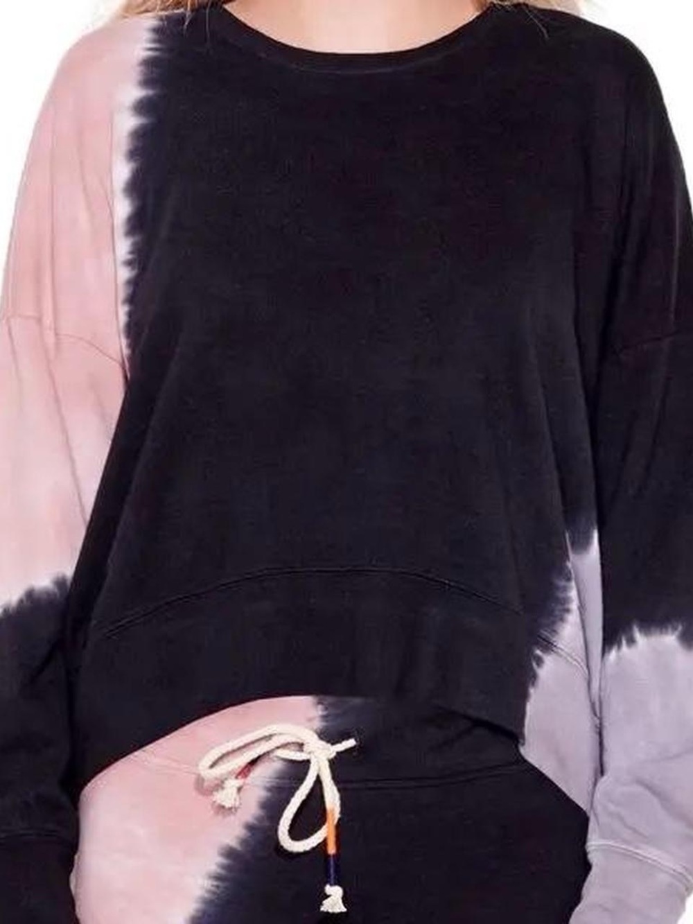 SUNDRY Oversize Tie Dye Crewneck Pullover Sweatshirt